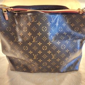 LOUIS VUITTON Monogram Sully MM Shoulder Bag LV Auth CA1153